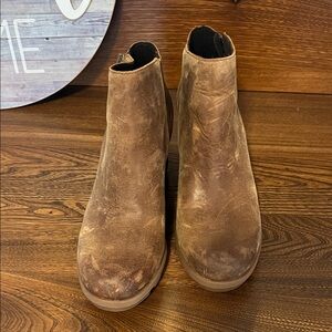 Sorel Brown Leather Ankle Boots 8.5